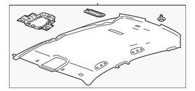 Gm 84450005 Genuine Jet Black Headlining Trim Panel