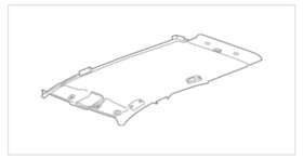 84489859 Gm 19-23 Grey Headlining Trim Panel