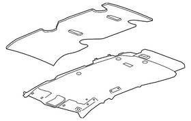 Gm 84794011 Genuine Beige Headlining Trim Panel