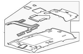 Gm 84870061 Genuine Gideon Headlining Trim Panel