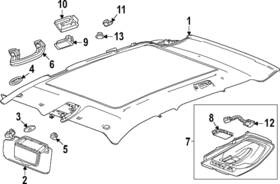 85054641 Gm Genuine F Panel