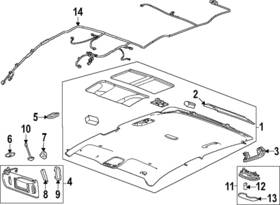 85874789 Gm Genuine F Panel
