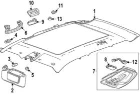 87828096 Gm Genuine F Panel