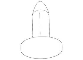 89026635 Gm Genuine Light Neutral Headliner Rear Trim Panel Retainer