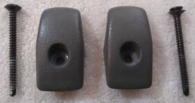 20197895 Gm/chevrolet/pontiac 1982-92 Camaro/firebird/trans Am Garment Hooks With Screws Dark Gray Free Shipping