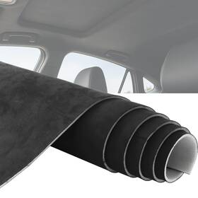 Hedday Shd96 Black Suede Headliner Fabric 96 Inch L X 60 W With 3.5mm