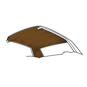 Hl-fc-cp-67-sa Scott Drake 67-68 Cougar Headliner Dark Saddle