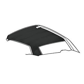 Hl-ff-ht-70-bk Scott Drake 1970 1/2 Falcon Headliner Black Tier