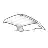 Hl-ff-sw-60-wt Scott Drake Classic Station Wagon Interior Headliner Vinyl 842110166777