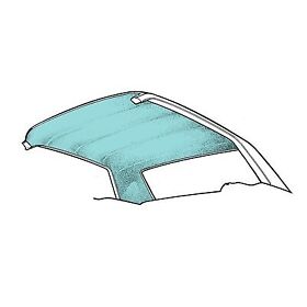 Hl-fm-cp-65-aq Scott Drake 65-70 Coupe Headliner Aqua