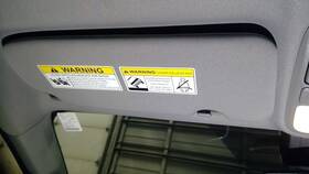 Honda 268-12796l Driver Sun Visor With Illumination Sunroof Fits 20-22 Cr-v 10327173