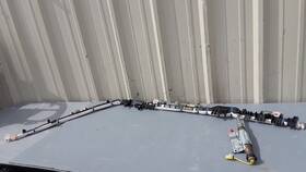 78850-tk6-a73 Honda 2011 Fit 1.5l Upper Left Driver Side Overhead Roof Curtain Oem