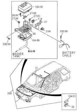 8-97254-255-1 Honda Genuine Harness Roof