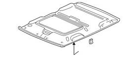 83200-s01-a20zb Honda Genuine Lining Assembly Roof Yr98l Sunroof Coast Sand 83200-s01-a20