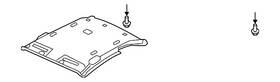83200-sva-a02zb Honda Genuine Lining Assembly Roof Nh686l Warm Gray