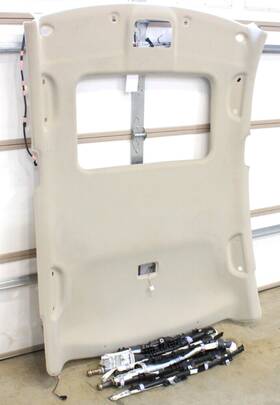 83200-teg-a81 Honda 18-2020 Civic Headliner Gray With Sunroof Opening And Curtains Oem Has Stain