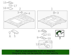 83240-tm8-a01zc Honda 1 Genuine Grab Rail Assy Nh220l Clear Gray Lh/rh
