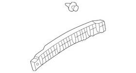 83253-sdn-a01 Honda Genuine Pad L Front Roof Side