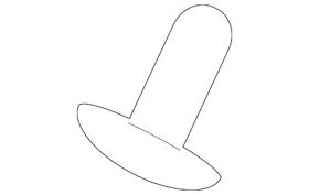 90667-trt-a01zc Honda Genuine Headliner Clip