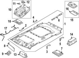 85410-r6021-nnb Hyundai Genuine Headliner