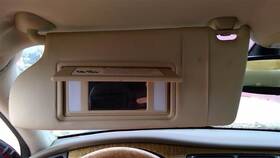 268-10180l Jaguar Driver Left Sun Visor Illuminated Fits 04-08 X Type 10290545