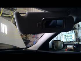 268-12420r Jaguar Passenger Right Sun Visor Without Illumination Fits 17-20 F-pace 10257454