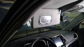268-12679l Jeep Driver Sun Visor With Illumination Fits 19-20 Cherokee 10269765