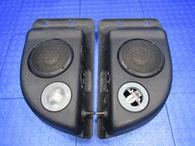 5hg66trmaf Jeep 03-06 Wrangler Tj Roll Bar Mounted Overhead Speaker Pods Dome Light Pair 32