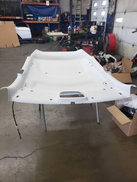 6wz25ps4ae Jeep 19 20 21 22 23 Cherokee Headliner Lt Frost Beige S5xl