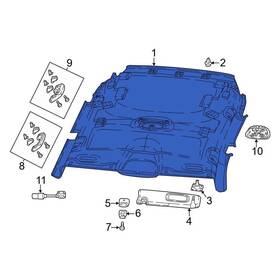 6zp70ps4ac Jeep Oe For Compass 2020-2023 Headliner
