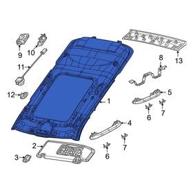 7kj63sa5aa Jeep Oe For Grand Cherokee 2022-2024 Headliner