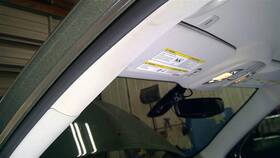 268-12462l Jeep/plymouth Truck Driver Left Sun Visor With Vanity Mirror Fits 17-20 Compass 10290862