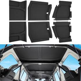 A3344-00001-bk Joytutus Roof Headliner For Wrangler Jl 4-door 18 5-layer Noise And Heat