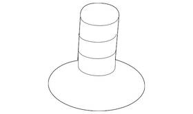 0bf70-68865wk Kia Genuine Headliner Fastener
