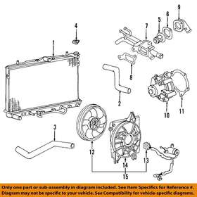253502f000 Kia Oem 04-09 Spectra-fan Shroud