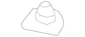 Lr027559 Land-rover Genuine Headliner Front Clip