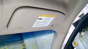 268-02362r Lincoln Passenger Right Sun Visor Illuminated Fits 16-18 Mkx 10262191
