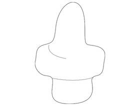 Gj21-68-885b-03 Mazda Genuine Headliner Clip