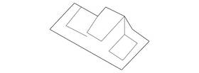 Grf5-68-83y Mazda Genuine Headliner Spacer Grf5-68-83y Mazda Genuine Headliner Spacer