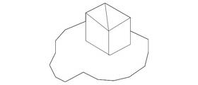Mazda Gs3l-69-261a-75 Genuine Headliner Adapter
