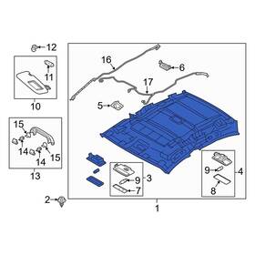 Bact68030a75 Mazda Oe For 3 2017-2018 Headliner