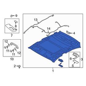 Bamf6803z75 Mazda Oe For 3 2017-2018 Headliner