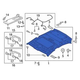 Bdwr6803zh75 Mazda Oe Headliner