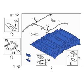 Blf36803zl75 Mazda Oe For 3 2014-2016 Headliner