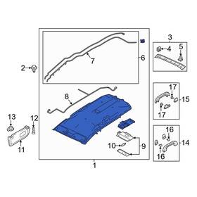 Cg3668030d75 Mazda Oe For 5 2012-2015 Headliner