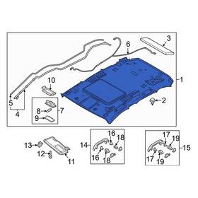 Dd5d6803zg75 Mazda Oe Headliner