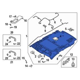 Dgj96803zf75 Mazda Oe For Cx-30 2020 Headliner