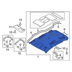Dn2g6803zc75 Mazda Oe For Cx-3 2019-2021 Headliner
