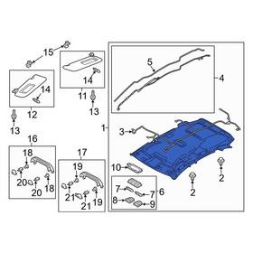 Kjm76803zb75 Mazda Oe Headliner