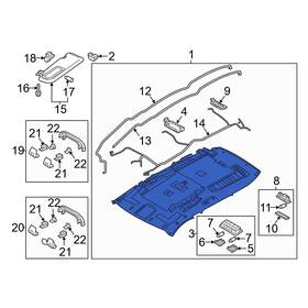 Td2k6803z75 Mazda Oe Headliner